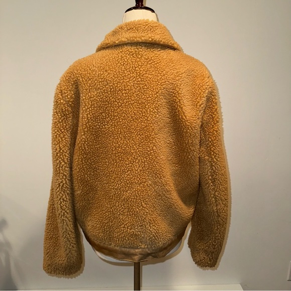 Madewell Sherpa Portland Jacket in Distant Sand Melange - Picture 7 of 11